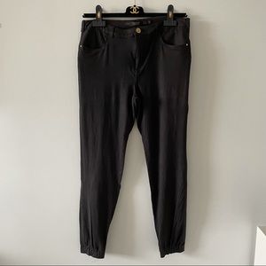 Zara Faux Suede Joggers Pants Size US 02